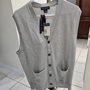 DANIEL CREMIEUX GRAY SWEATERS SIZE L